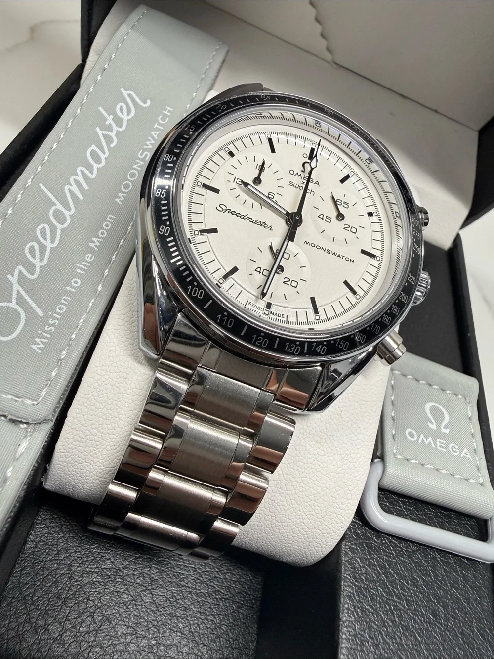 MoonSwatch MOD 1965 Stainess Steel Watch
